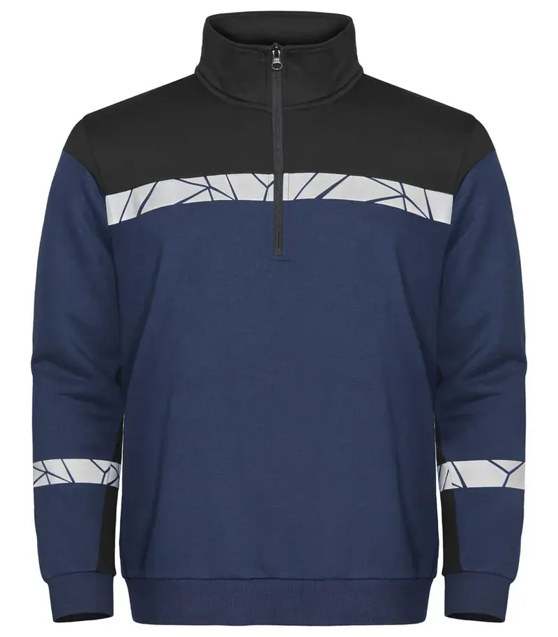 7102 SUDADERA 1/2 ZIP7102 SUDADERA 1/2 ZIP 9910-VIS