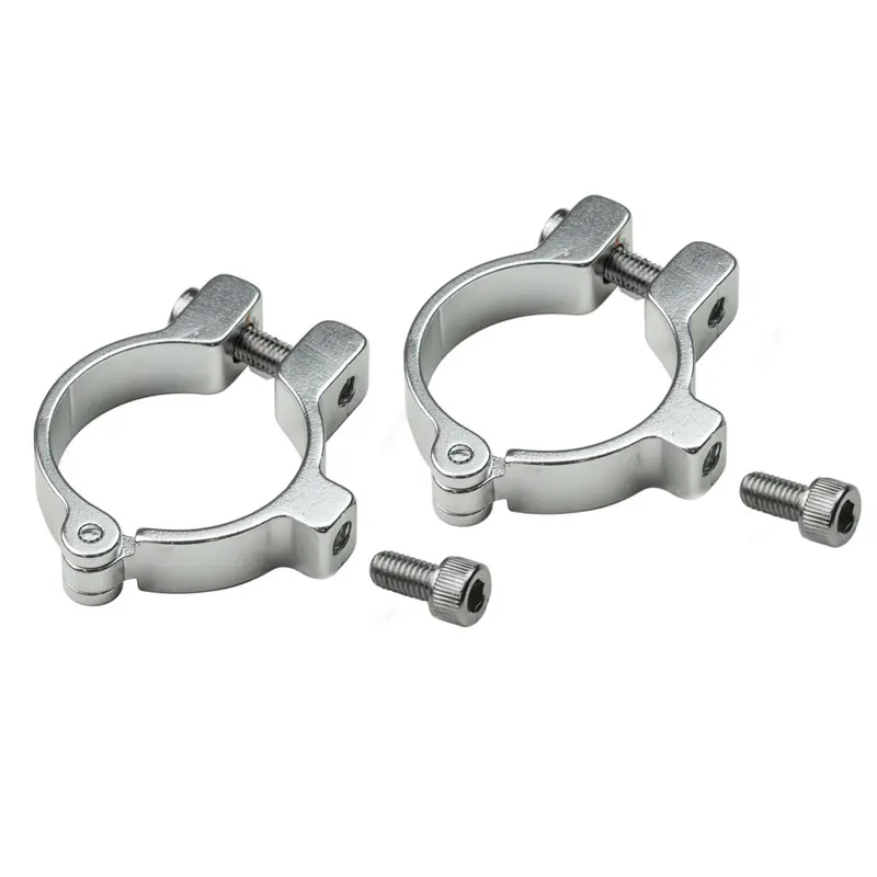 Adaptador para portabidones con bisagra Velo Orange 31.8mm Silver