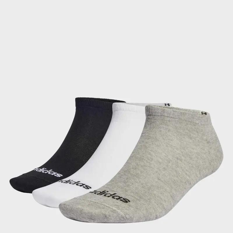 adidas Calcetines Thin Linear LoW-Cut 3 Pairs