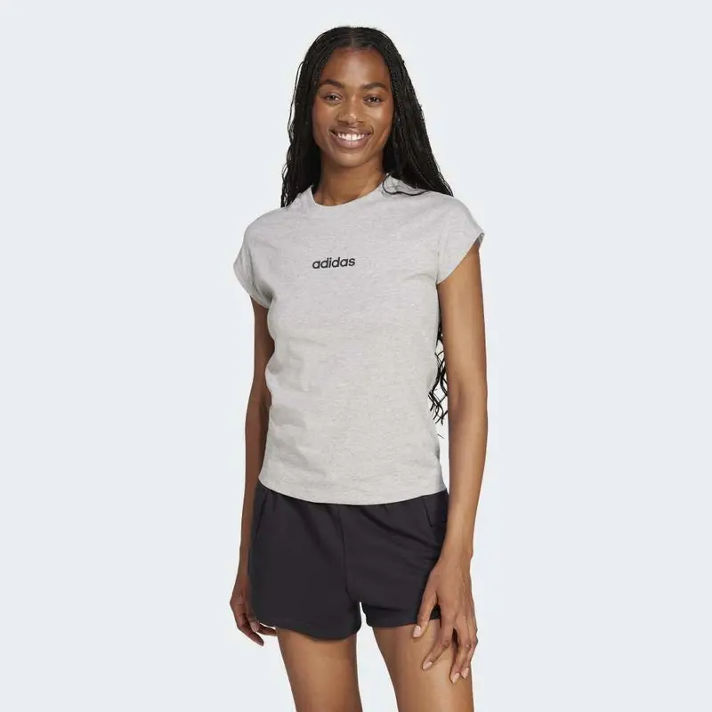 adidas Camiseta Essentials Linear Cotton
