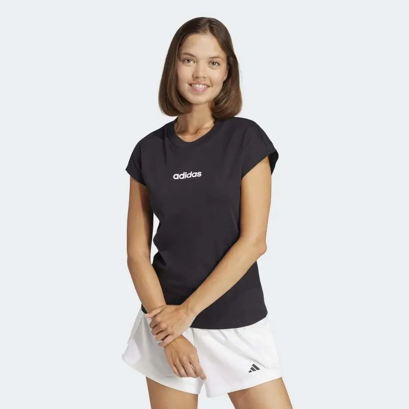 adidas Camiseta Essentials Linear Cotton