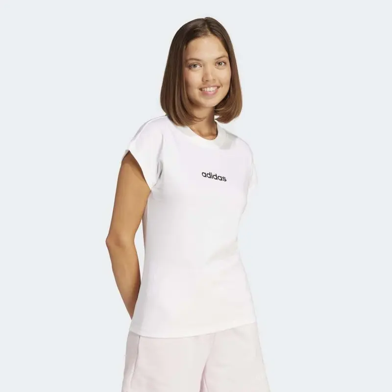 adidas Camiseta Essentials Linear Cotton