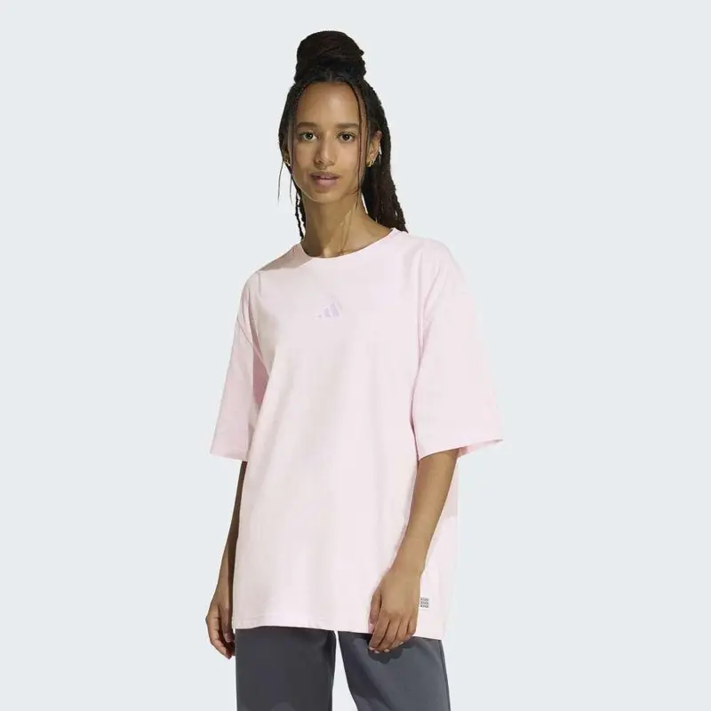 adidas Camiseta Estampada Mini Embroidery Oversized