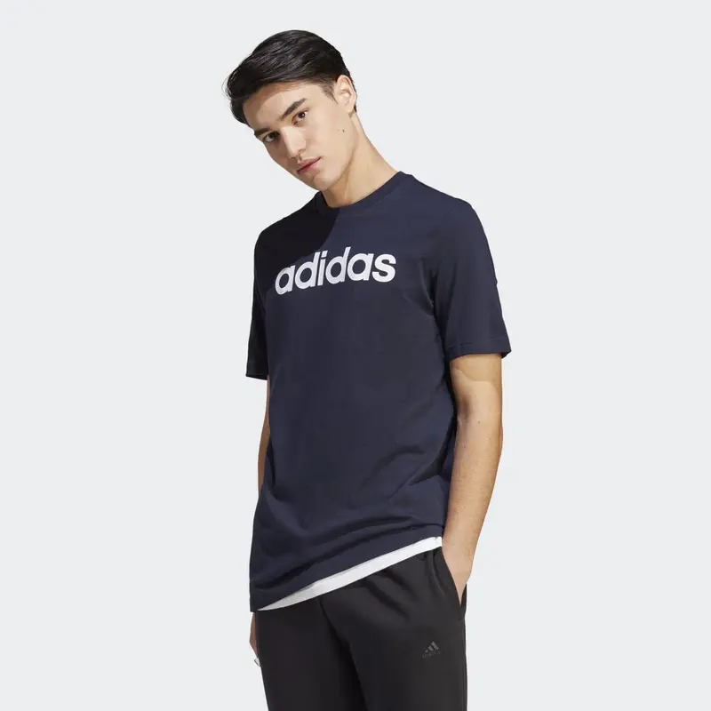 adidas Essentials Single Jersey Linear Embroidered Logo
