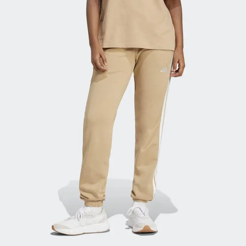 adidas Pantalón Essentials French Terry Cuffed 3 Bandas Mujer