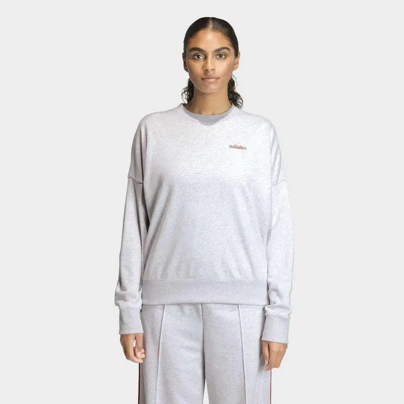 adidas Sudadera Básica Con Gráfico Bordado Seasonal Essentials Colorpop