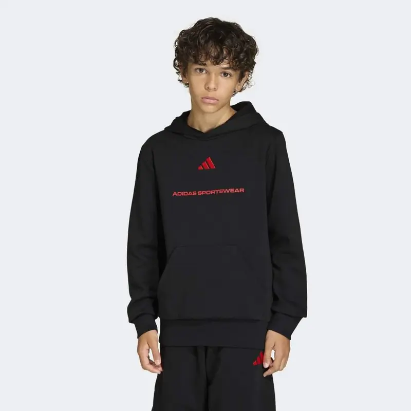 adidas Sudadera Con Capucha Adidas Slogan Fleece