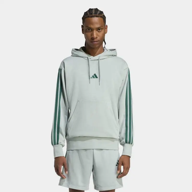 adidas Sudadera Con Capucha Essentials French Terry 3 Bandas