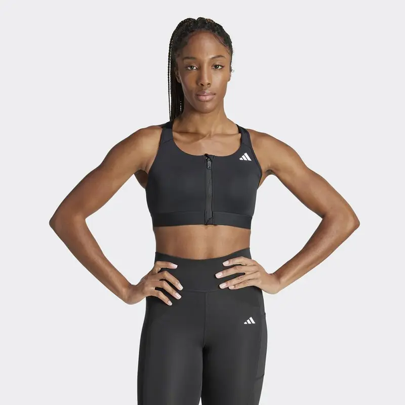 adidas Sujetador Deportivo Media Sujeción Mujer Pwrct Ms Zip