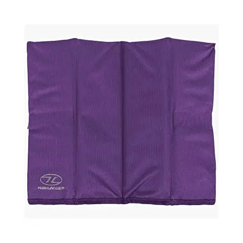 Almohadilla Plegable Highlander Violeta para Camping