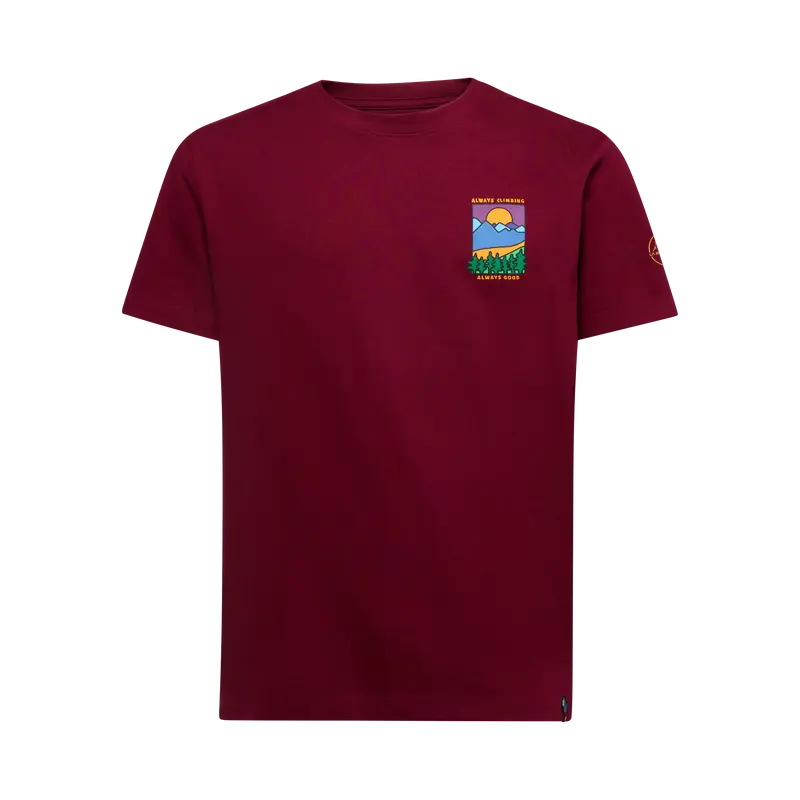 Always Climbing Hombre Camiseta Escalada La Sportiva