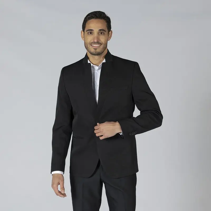 Americana Hombre 1 Botón Solapa Invertida Slim Fit TRIVIAL