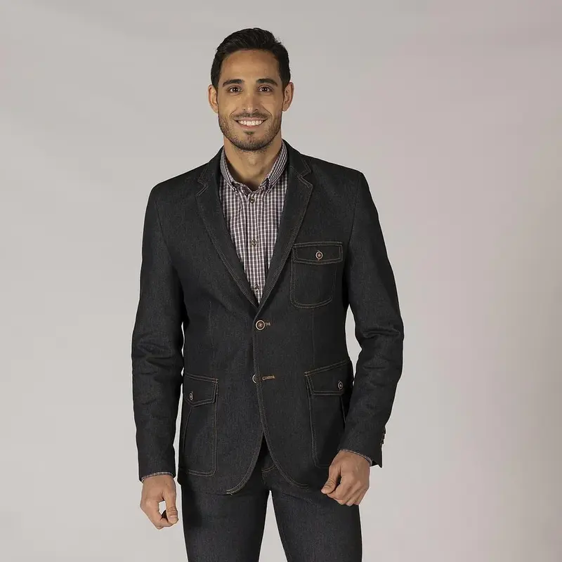 AMERICANA HOMBRE 2 BOTONES SLIM FIT TRENDER