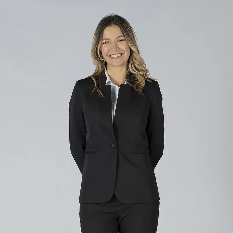 Americana Mujer 1 Botón con Solapa Invertida TRIVIAL