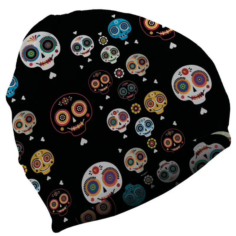 AWESOME SKULLS RED Gorro polar para niños