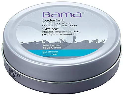 Bama Lederfett 100ml Betún y reparación de zapatos, Transparente (Farblos), 100.00 ml