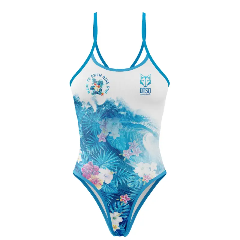 Bañador mujer - Swim Bike Run Wave
