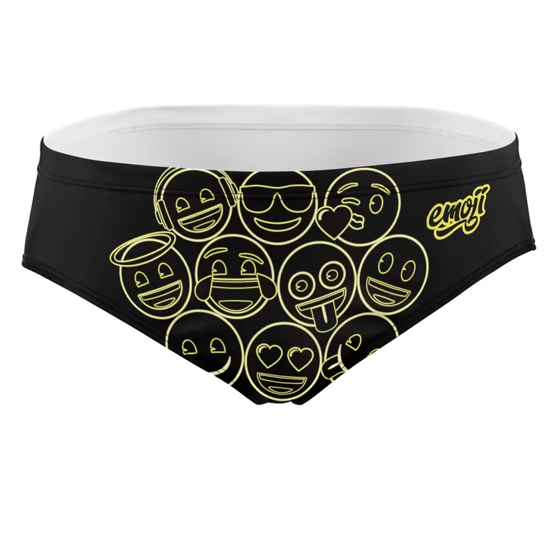 Bañador slip hombre - Emoji Neon Faces