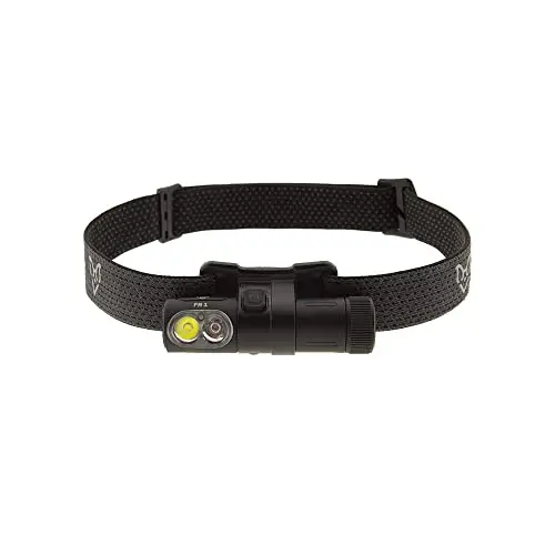 BAT VISION FR1 Linterna LED frontal con banda para cabeza, 400 lm, 10º, luz roja