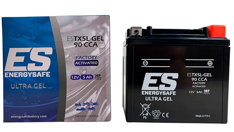 BATERIA ENERGYSAFE ESTX5L-GEL 12V/5AH