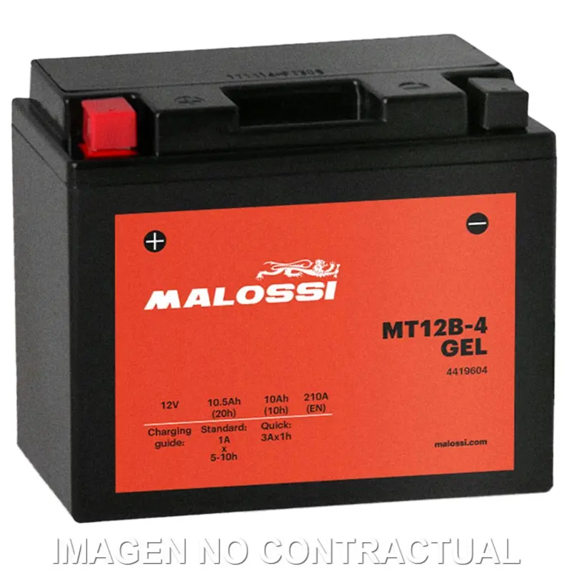 BATERIA MALOSSI MT12B-4 GEL