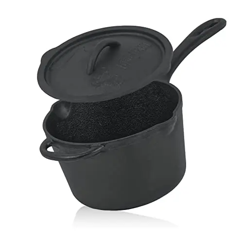 BBQ-Toro Cazuela de hierro fundido con tapa | 2 litros