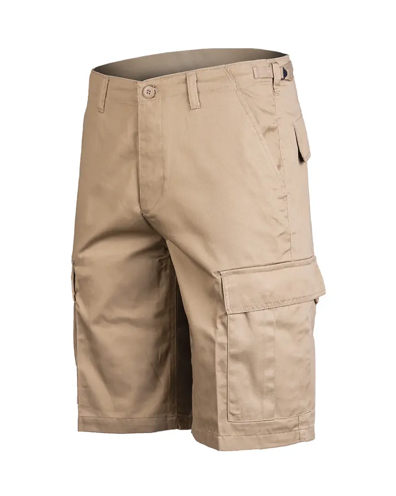 Bermuda Khaki Mil-Tec - Pantalón Corto Militar Resistente