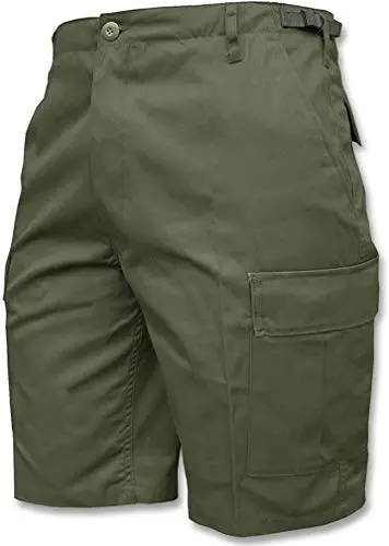 Bermuda Mil-Tec Oliv - Pantalón Corto Militar Táctico Verde Oliva