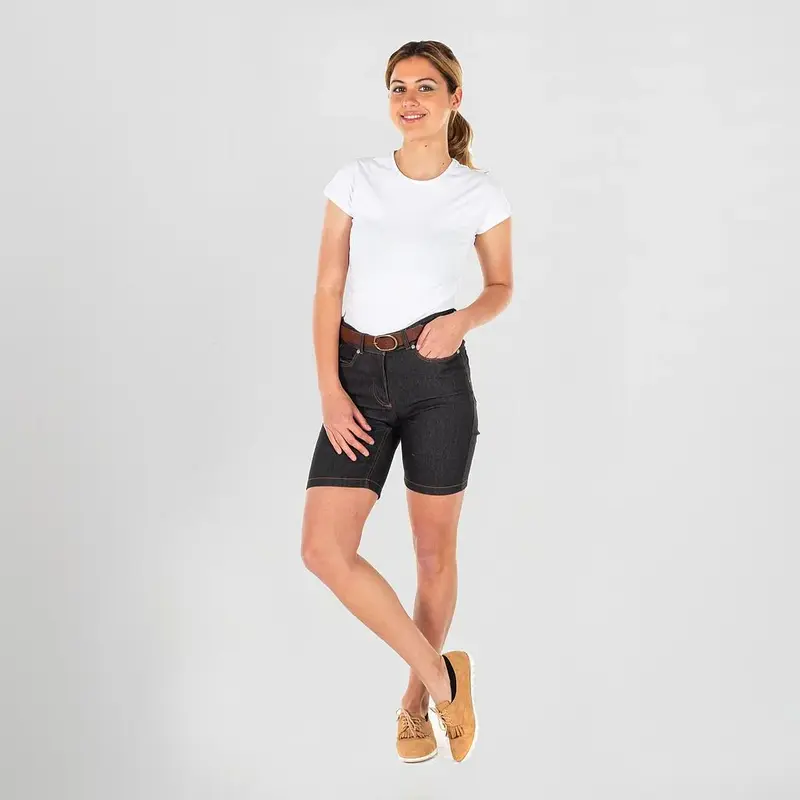 Bermudas Vaqueras Mujer de Cintura Media – Gary | Tusoluciontextil