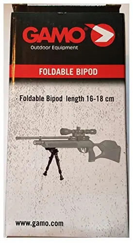 Bípode Gamo para raíl Picatinny | Soporte abatible Fabricado en Aluminio para carabinas, Rifles y escopetas de balines y Airsoft