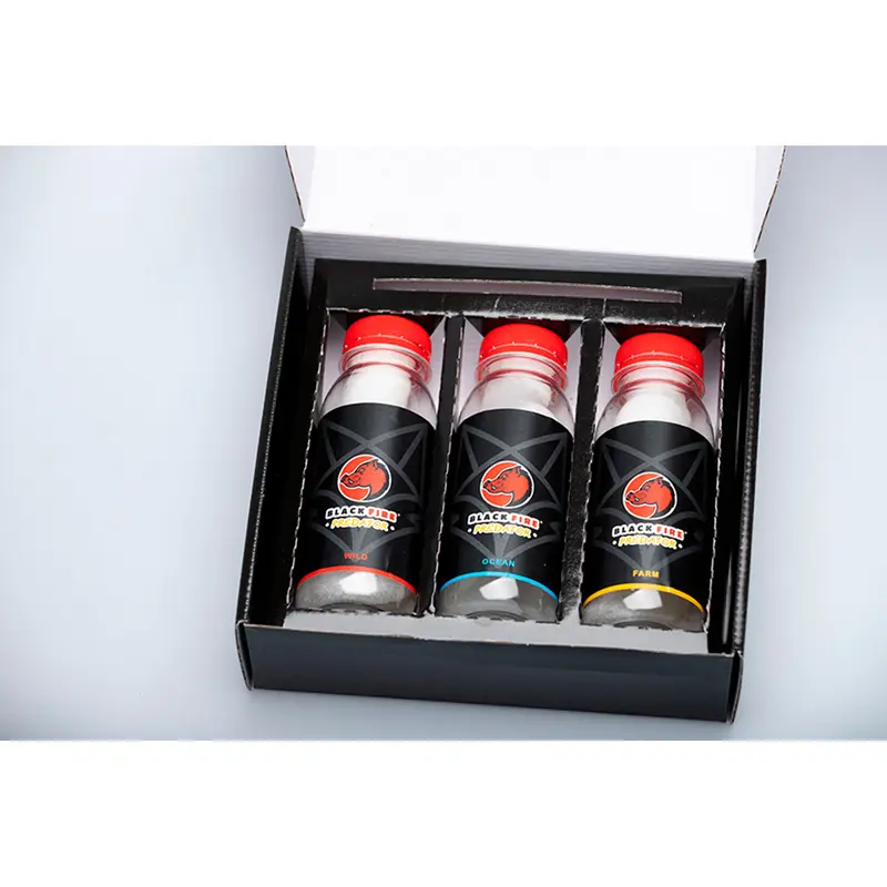 Black Fire Predator Pack 3 Botellas Aroma Natural Depredadores 80g Wild Ocean Farm