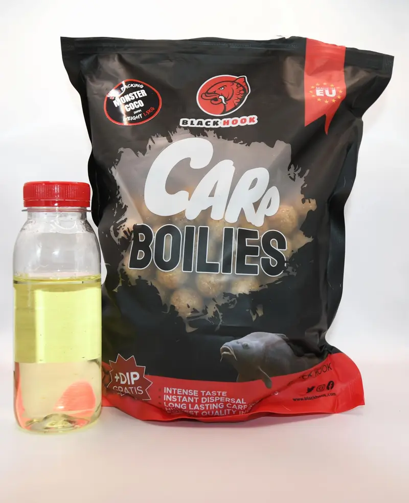 BlackHook - Boilies de pesca de 1,5 kg de 20 mm para pesca de carpas con salsa – fuerte señuelo de pesca hundimiento en bolsa resellable – Selección de sabor atrapante (Sweet Game)