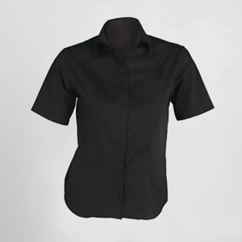 Blusa Mujer con Botón Oculto