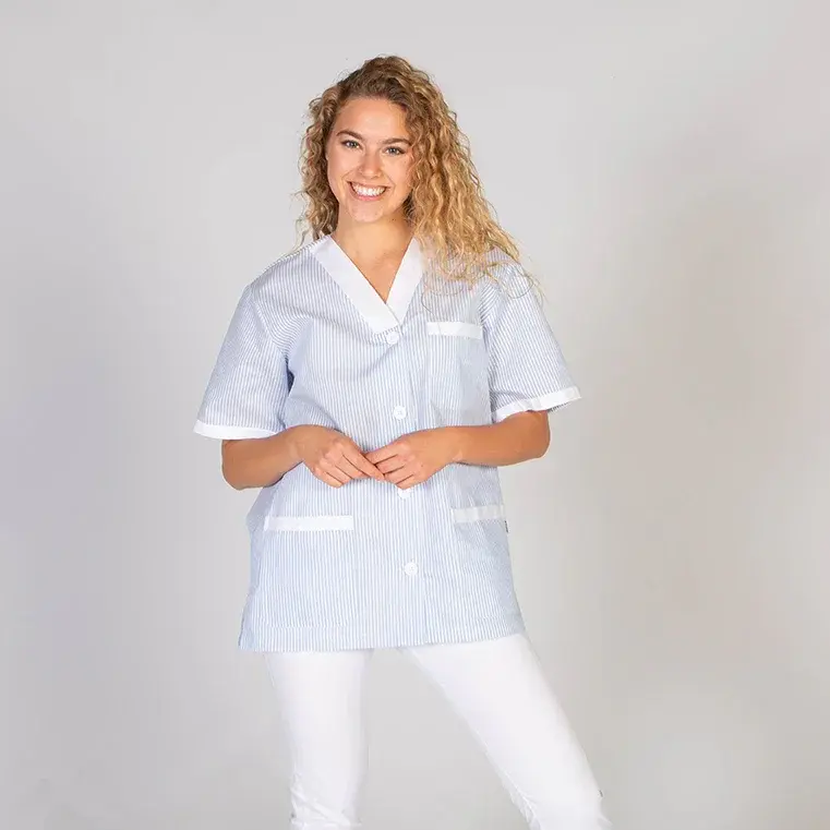 Blusa Sanitaria Unisex Pico Abierto – Práctica y Estilizada