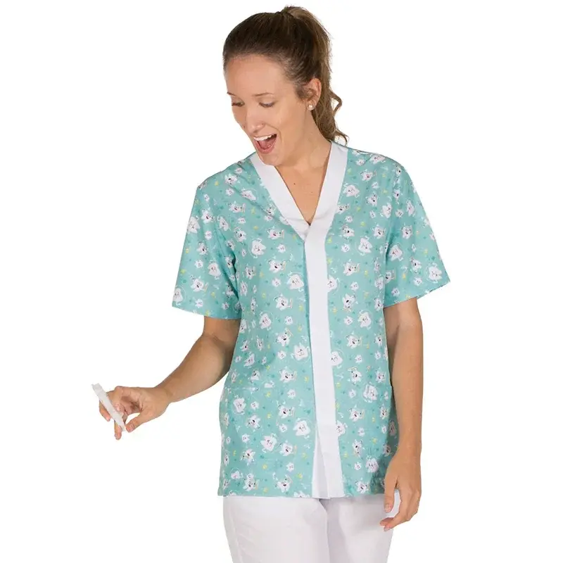 BLUSA UNISEX ABIERTA DIENTES