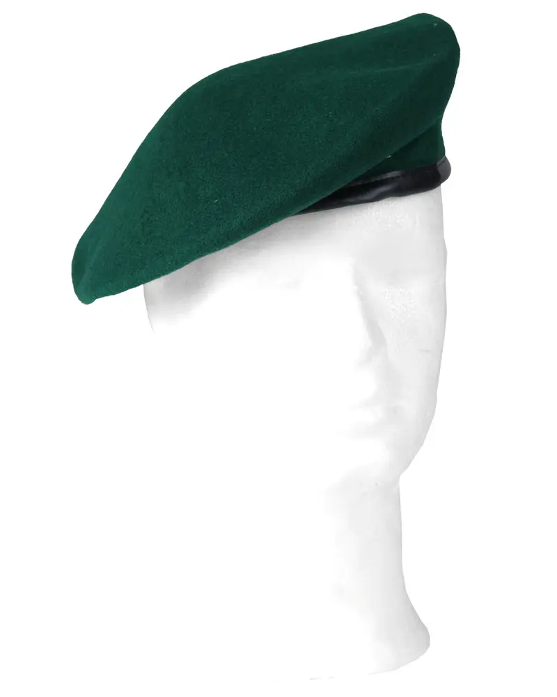 Boina Militar Verde Mil-Tec BARETT GRÜN - Ultraligera y Compacta