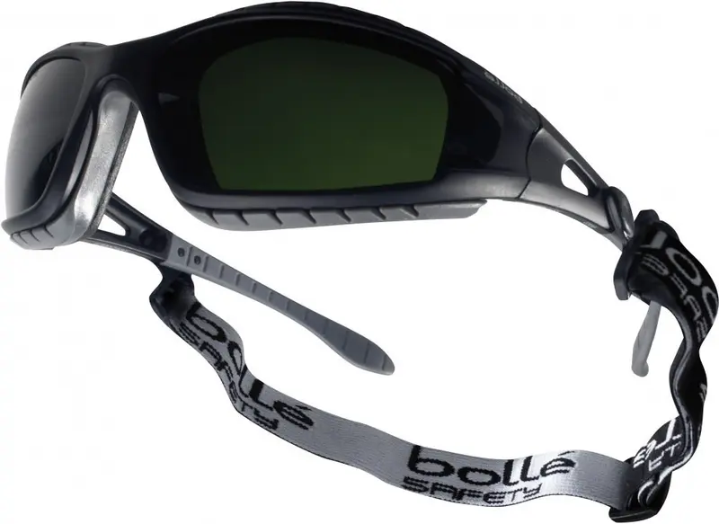 BOLLE Tracker - Gafas de soldadura tintadas con protección antirayaduras