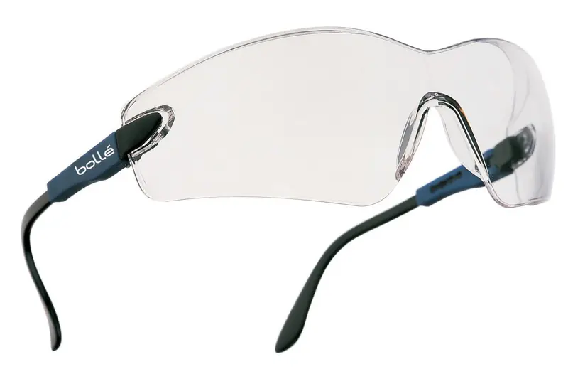 BOLLE VIPER Gafas de Seguridad Deportivas - Montura Azul Eléctrico con Patillas Extensibles