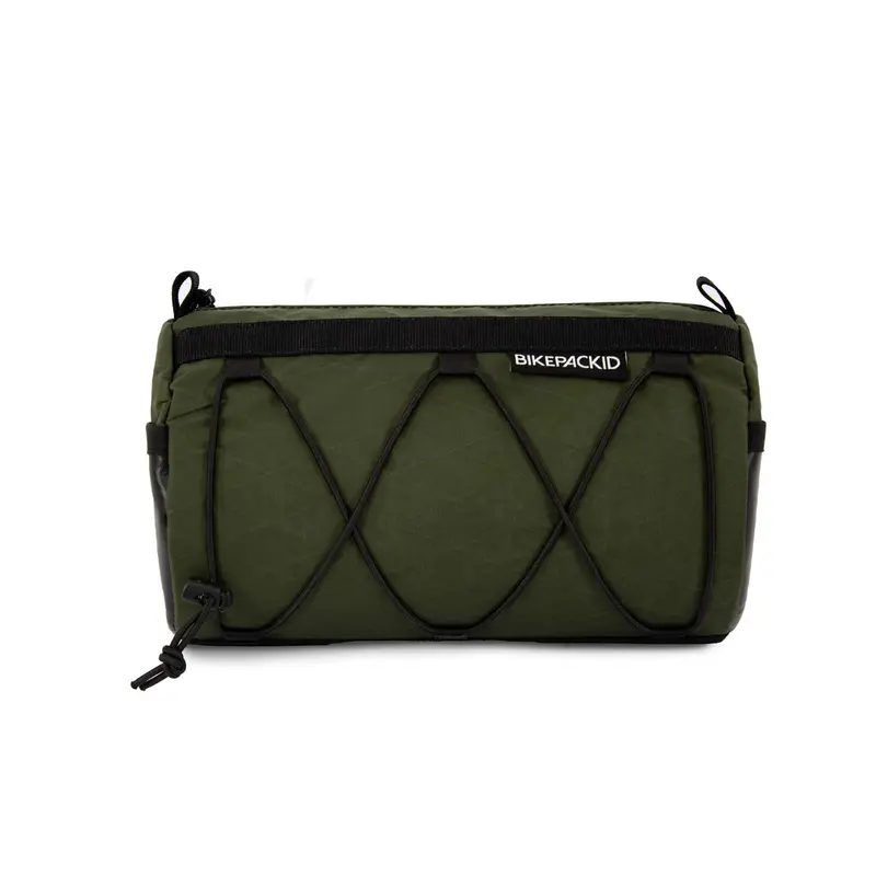 Bolsa de Manillar Bikepackid Barrilete Verde Oliva