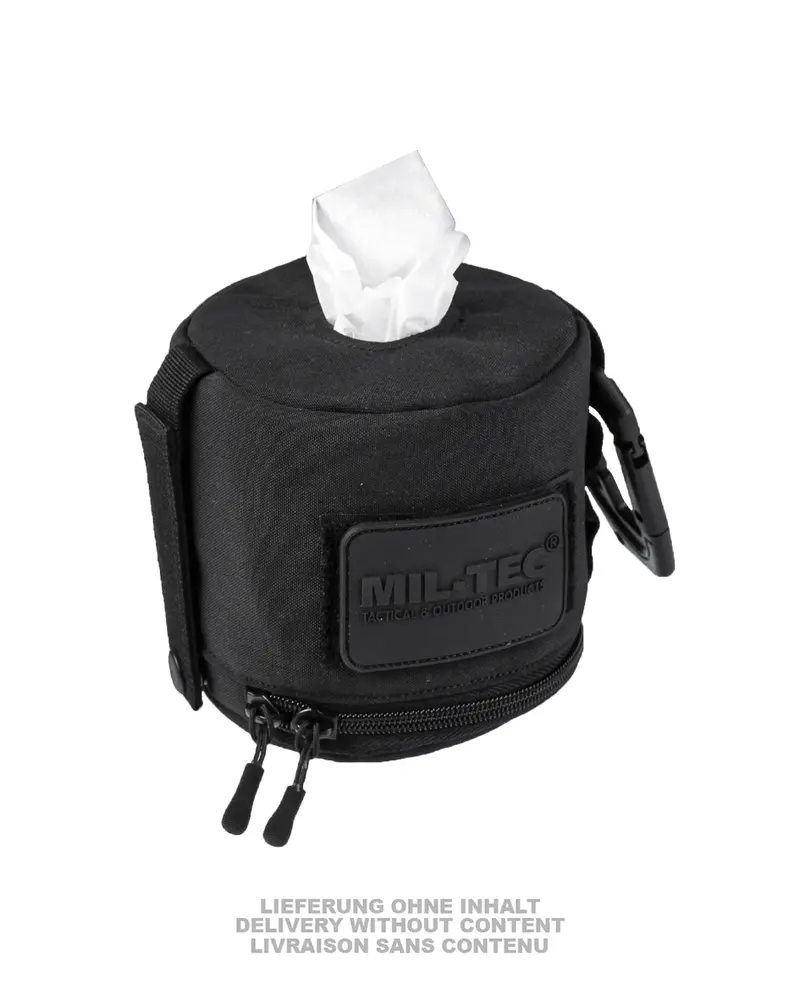 Bolsa Pouch Versátil Mil-Tec MOLLE - Funda Táctica Multiusos Negro