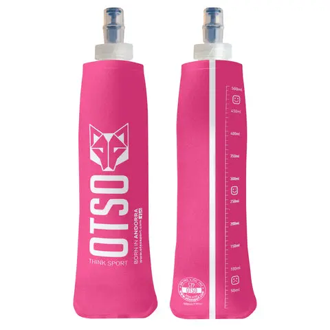 Botella blanda 500ml Small Cap - Fluo Pink