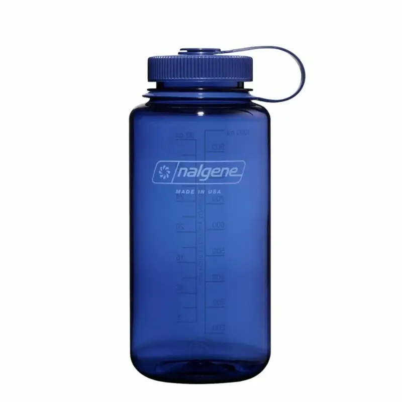 Botella Boca Ancha Sustain Nalguene 1.000ml Azul Oscuro