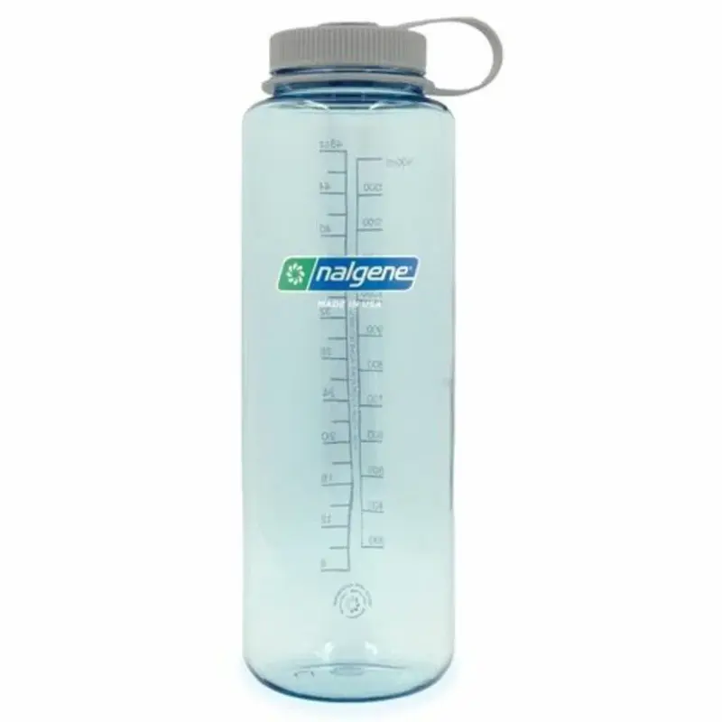 Botella Boca Ancha Sustain Nalguene 1.500ml Azul Transparente