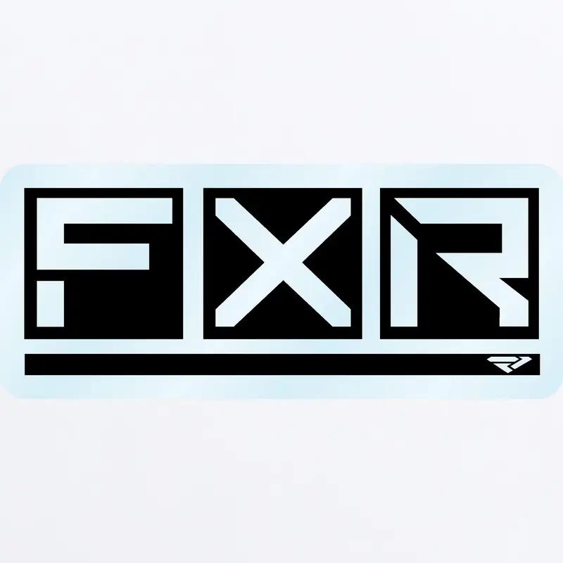 BOX STICKER - 10" 23-BLACK/CLEAR