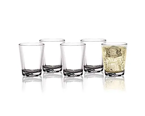 BRUNNER Vasos de Tritan, reutilizables, 0,2 L, sin BPA, irrompibles, de plástico
