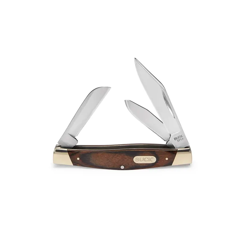 Buck Knives Stockman Navaja 3 Hojas con Mango de Madera