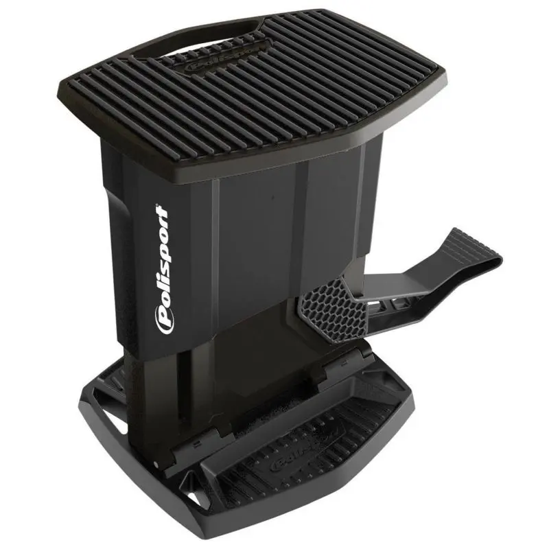 CABALLETE ELEVADOR PLEGABLE POLISPORT NEGRO
