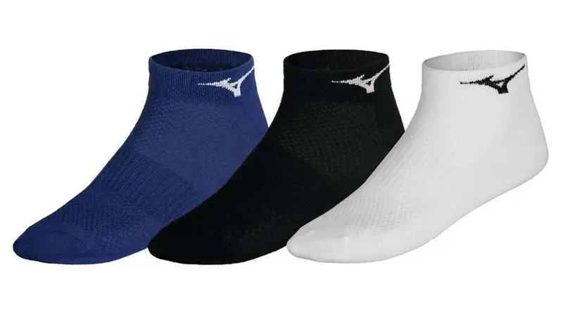 Calcetines Mizuno Drylite Training Mid (3 pares) Azul Negro Blanco