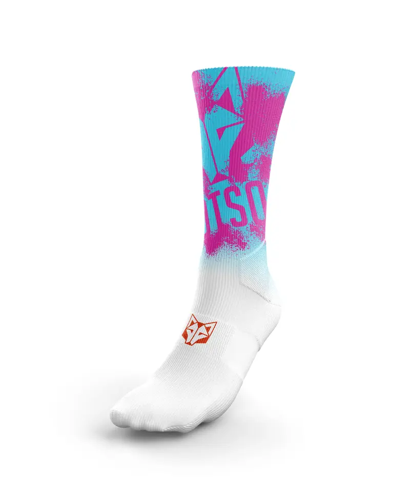 Calcetines Sublimados - OTSO LAND Light Blue & Pink
