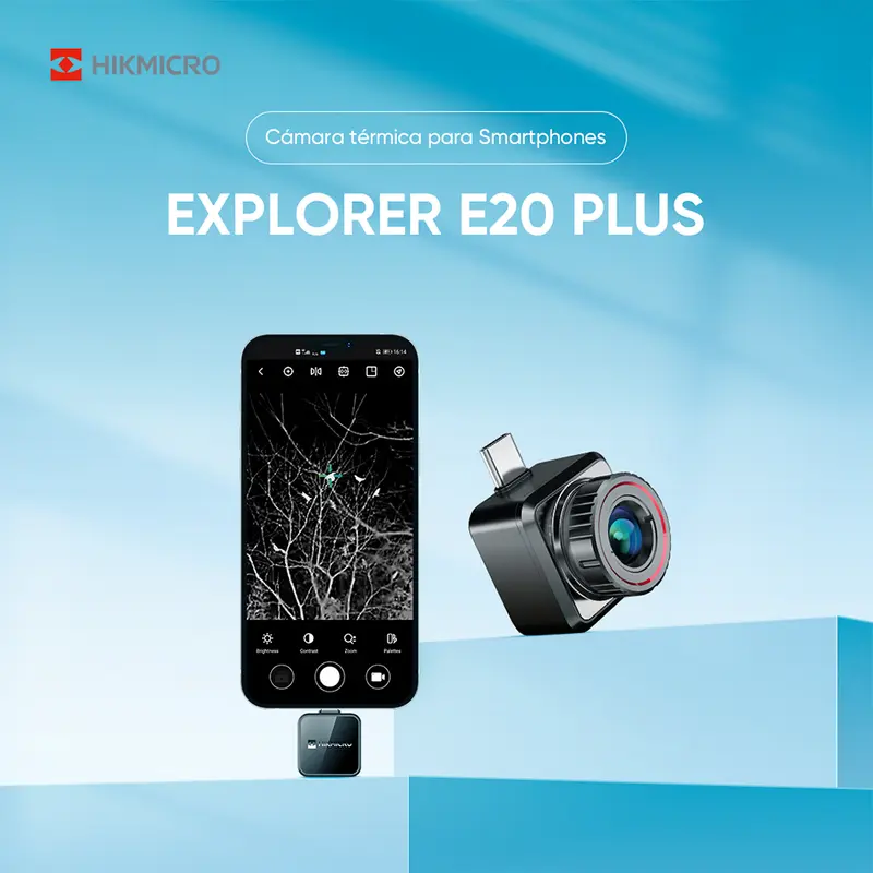Cámara Térmica HIKMICRO EXPLORER E20 Plus para Android